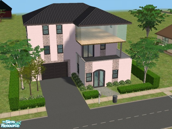 Sims 2 — Small Corner by Funny2401 — 46.015 Simoleons 2x2 Property 3 Floors 1st Floor Rooms: Garage, Kitchen, Bathroom