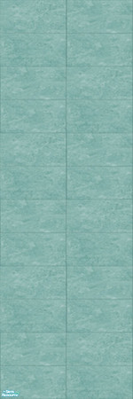 Sims 2 — Designer Bathrooms - Aquamarine - Tile Wall by froilan — Immerse your sims in luxury with their new designer