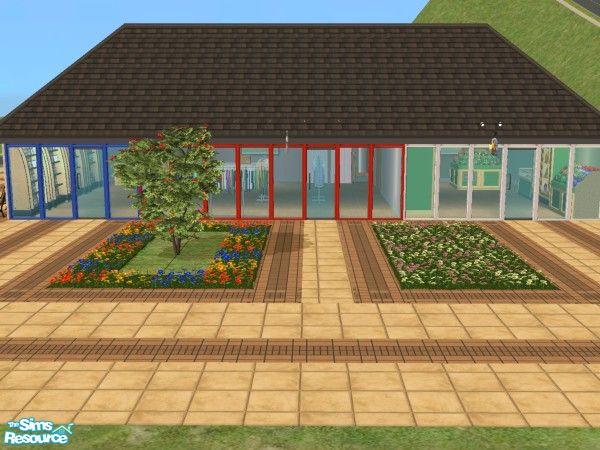 Sims 2 — Shops by gil_shalos — you can buy groceries, clothes, magazines and games