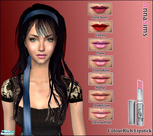 Sims 2 — Colour Rich Lipstick by Anna by annasims2 — Colour Rich Lipstick by Anna