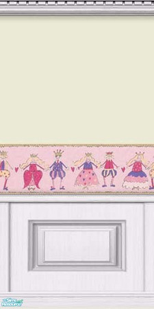 Sims 2 — Fairy Tale White 5 by Cailca — A pretty set of walls for any of your sim girls living in a Fairy Tale, also