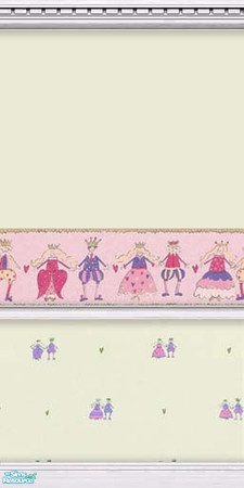 Sims 2 — Fairy Tale White 3 by Cailca — A pretty set of walls for any of your sim girls living in a Fairy Tale, also