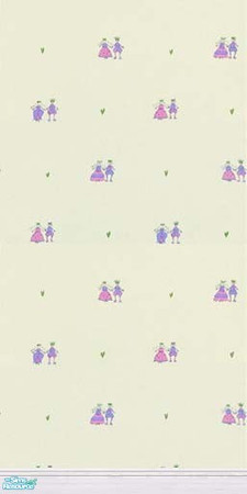 Sims 2 — Fairy Tale White 1 by Cailca — A pretty set of walls for any of your sim girls living in a Fairy Tale, also