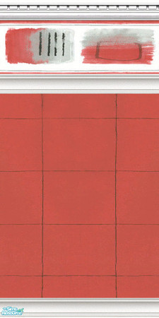 Sims 2 — Modern Abstraction-Red by Queen_Of_The_Stone_Age — -