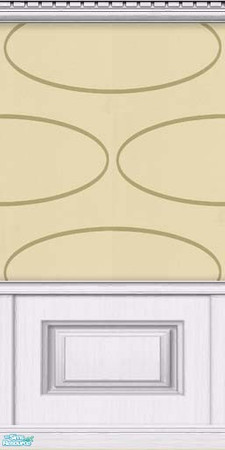 Sims 2 — Hula Hoop - Green 6 by Cailca — A wall set in green, wiht a Hula Hoop motif. Please rate.