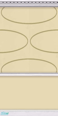 Sims 2 — Hula Hoop - Green 4 by Cailca — A wall set in green, wiht a Hula Hoop motif. Please rate.