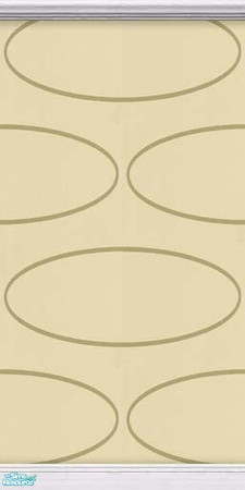 Sims 2 — Hula Hoop - Green 2 by Cailca — A wall set in green, wiht a Hula Hoop motif. Please rate.