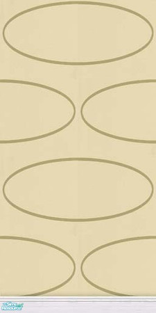 Sims 2 — Hula Hoop - Green 1 by Cailca — A wall set in green, wiht a Hula Hoop motif. Please rate.