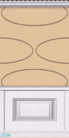 Sims 2 — Hula Hoop - Brown 6 by Cailca — A wall set with a hula Hoop motif. Please Rate.