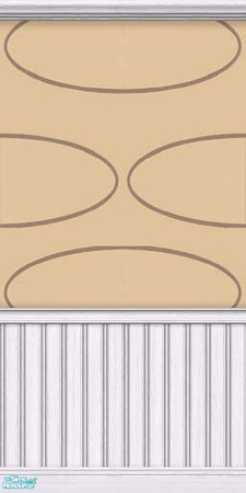 Sims 2 — Hula Hoop - Brown 5 by Cailca — A wall set with a hula Hoop motif. Please Rate.