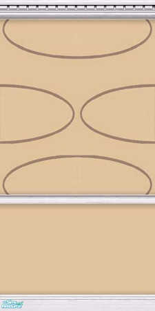 Sims 2 — Hula Hoop - Brown 3 by Cailca — A wall set with a hula Hoop motif. Please Rate.