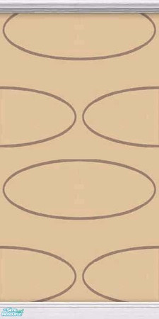 Sims 2 — Hula Hoop - Brown 2 by Cailca — A wall set with a hula Hoop motif. Please Rate.