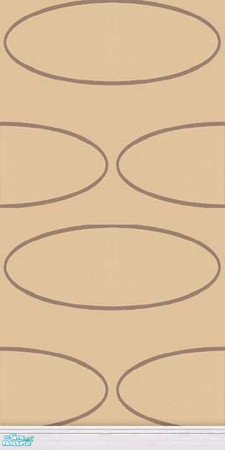 Sims 2 — Hula Hoop - Brown 1 by Cailca — A wall set with a hula Hoop motif. Please Rate.