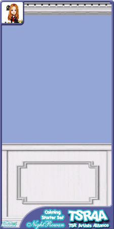 Sims 2 — Perfect Powder Blue Paint by NightRowan — This set was made during the creation of 8 Starter Lane and I decided