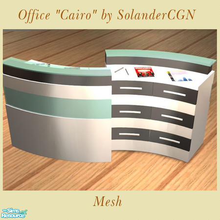 Sims 2 — Office "Cairo" - Reception right by SolanderCGN — Reception (right side) as part of the