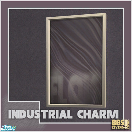 Sims 2 — Industrial Charm, Painting Flow by BetterbeSim — Flow. Go with the Flow. A soothing painting :) An Industrial