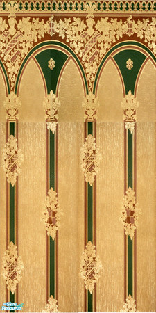 Sims 2 — Gold Walls by pussycatlarue13 — Beautiful Antique Touch
