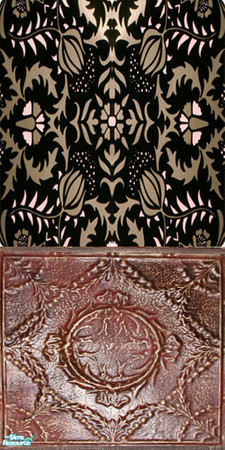 Sims 2 — Tin Panel by pussycatlarue13 — Add a rustic flair to any room.