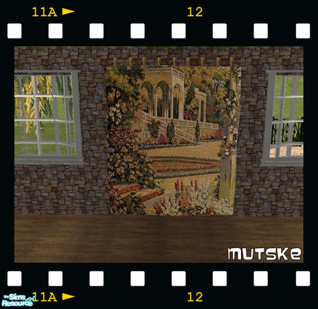 Sims 2 — Medieval 3 Tile Tapestrie Recolor 4 by Mutske — Medieval 3 Tile Tapestrie and some recolors