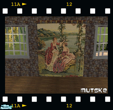 Sims 2 — Medieval 3 Tile Tapestrie Recolor 1 by Mutske — Medieval 3 Tile Tapestrie and some recolors