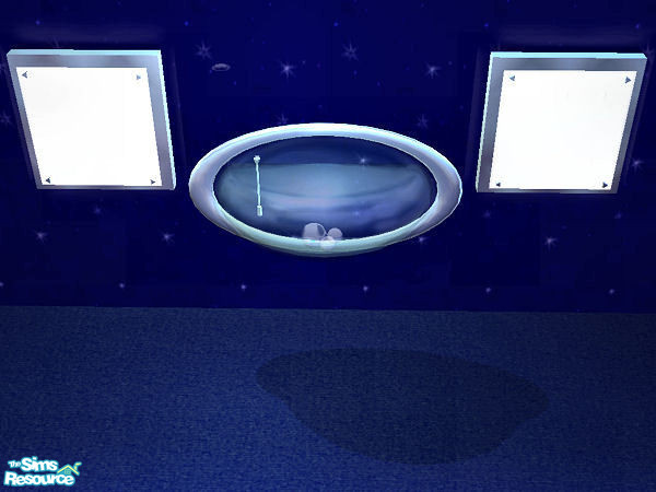 Sims 2 — Future Wall Light - pale turquoise by chrissy6930 — Recolor of solfals Future Wall Light.