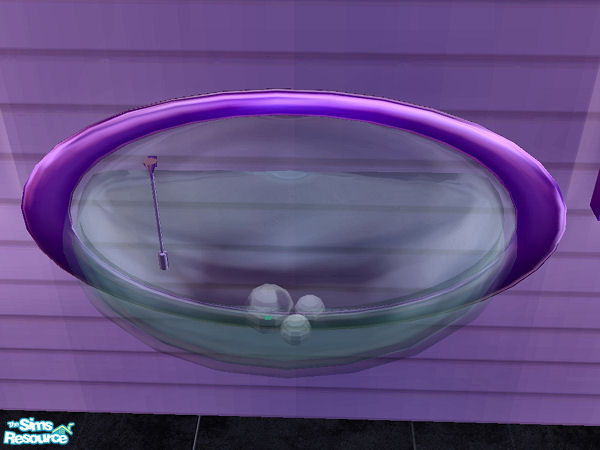 Sims 2 — Aquarium wood - purple by chrissy6930 — Recolor of solfals Aquarium.