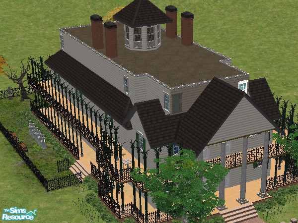 Sims 2 — The Haunted Mansion - Nightlife by jaschmidt22 — Welcome, foolish mortals, to the Haunted Mansion - Nightlife