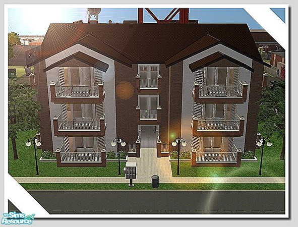 Sims 2 — Apartments 7 by kissme87 — Apartment house with 6 apartments units. Cost 590-590$ . Its unfurnished . Hope you