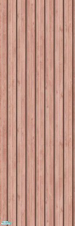 Sims 2 — Studio K Vertical Wood - Salmon by StudioKhagerks — 