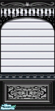 Sims 2 — Gothic Grove White Panel by c_literati — The last of the Victorian wall recolors, with all colors of Maxis