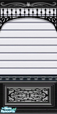 Sims 2 — Gothic Grove White Bay Window by c_literati — The last of the Victorian wall recolors, with all colors of Maxis