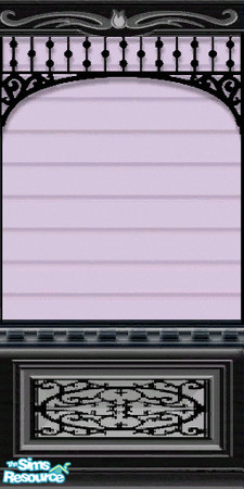 Sims 2 — Gothic Grove Violet Panel by c_literati — The last of the Victorian wall recolors, with all colors of Maxis