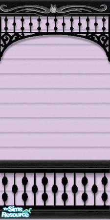 Sims 2 — Gothic Grove Violet by c_literati — The last of the Victorian wall recolors, with all colors of Maxis siding