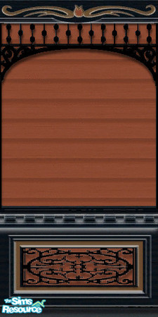 Sims 2 — Gothic Grove Russet Panel by c_literati — The last of the Victorian wall recolors, with all colors of Maxis