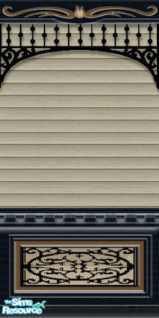 Sims 2 — Gothic Grove Peach Bay Window by c_literati — The last of the Victorian wall recolors, with all colors of Maxis