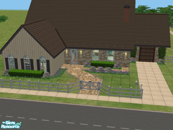 Sims 2 — Brookhaven by SimanthaRat — No brook in site, but definitely a family haven. Master suite and teen/child