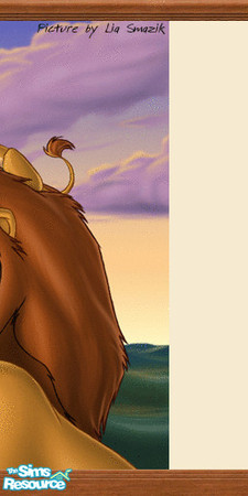 Sims 2 — The Lion King; Father and son 3 by TigerXtrm — This wonderfull piece of art, made by Lia Smazik AKA TheTigress,