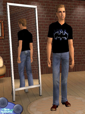 Sims 2 — Mens Batman Flame shirt by sa72tigger — enjoy