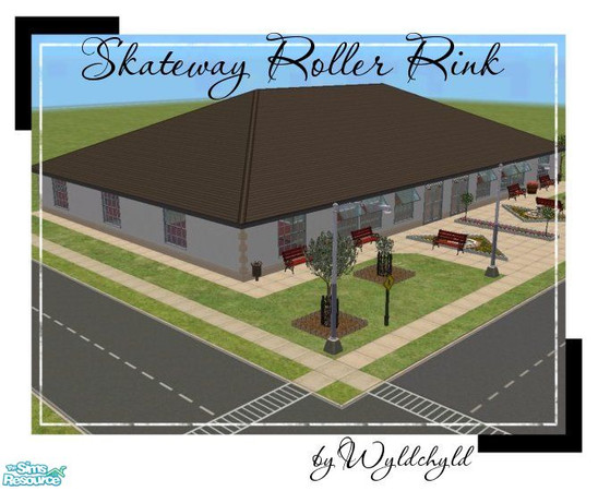 Sims 2 — Skateway Roller Rink by ~wyldchyld~ — Get your skates on and enjoy roller-skating on the newly waxed floor at