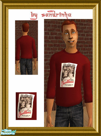 Sims 2 — SM I Love Movies - Casablanca by sandrinha — This skirt needs no mesh but requires Night Life EP.Enjoy!