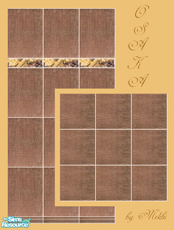 Sims 2 — Osaka by Mekhi — Modern and elegant tiled wall and floor, enjoy!