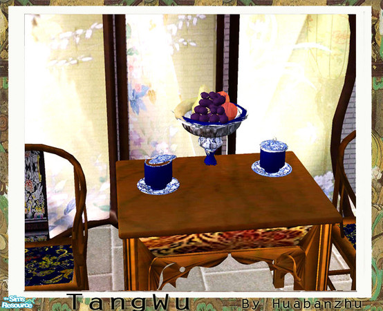 Sims 2 — TangWu - teaset by huabanzhu — 