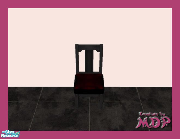Sims 2 — MDP Brown Mission Dinning Chairs by MelandStv — There are 10 colourful upholsteries in this set. Part of my