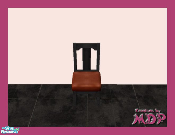Sims 2 — MDP Chocolate Mission Dinning Chairs by MelandStv — There are 10 colourful upholsteries in this set. Part of my