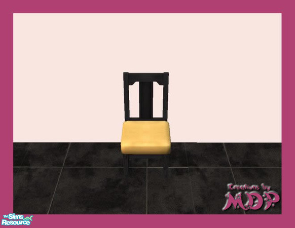 Sims 2 — MDP Golden Mission Dinning Chairs by MelandStv — There are 10 colourful upholsteries in this set. Part of my