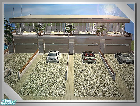 Sims 2 — Apartments 10 by kissme87 — Here is apartment with 4 apartments units. Its a little bit furnished . Hope you