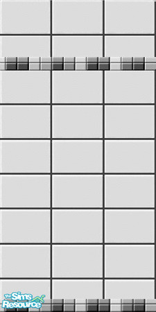 Sims 2 — Japanese Wall Tile by Raveena — Part of the Japanese Bathroom set.