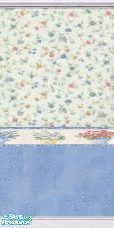 Sims 2 — blue fresh flower by oldmember_topmodele — made by topmodele @ tsr