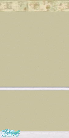 Sims 2 — green wall by oldmember_topmodele — you want a fireplace but you need some place? this set is for you. match the