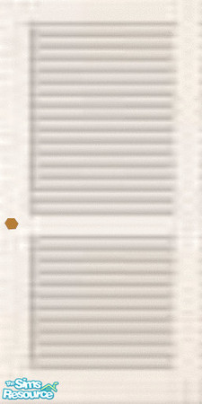 Sims 2 — white louver door wall by oldmember_topmodele — made by topmodele @ tsr